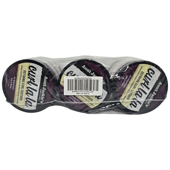 Aunt Jackies Curl La La Defining Curl Custard 3-Pack 255g Each - Picture 2 of 4